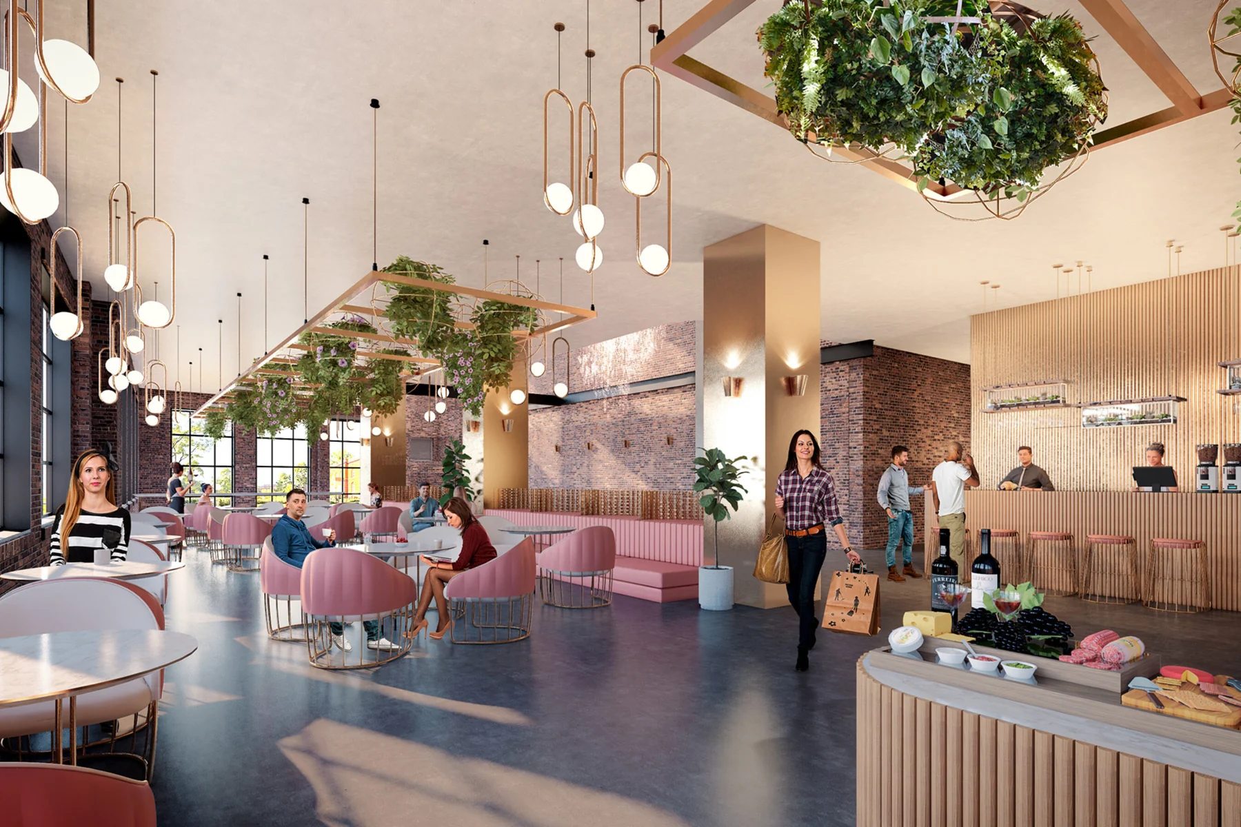 499 Kent Street lobby interior render