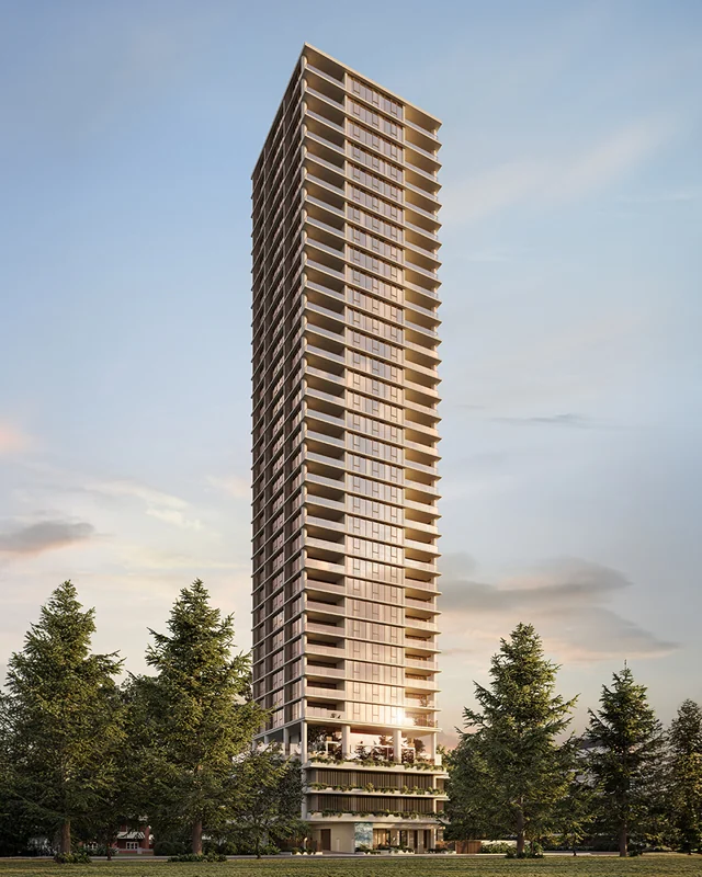 The Madeline coastal facade render